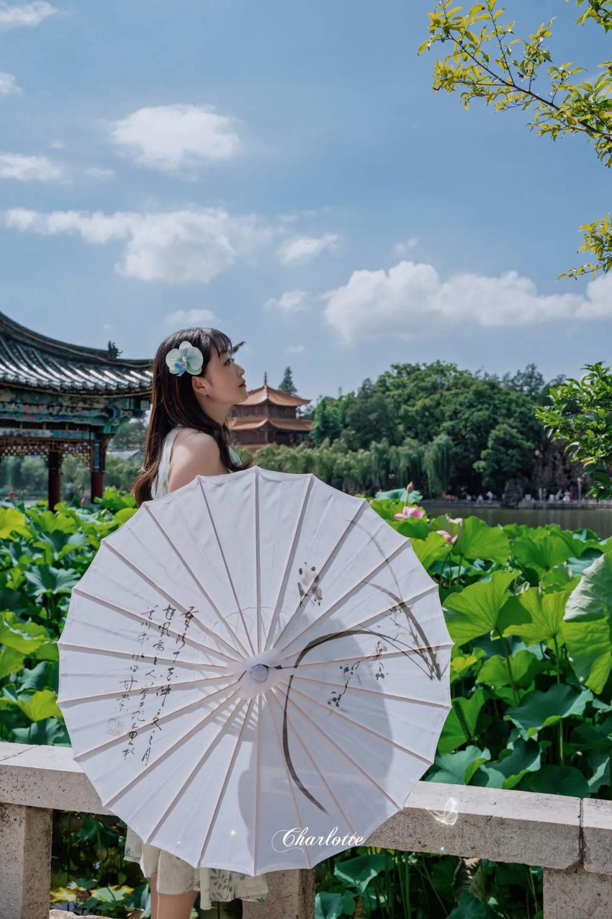 Đại Quan Lầu bên Hồ Điền Trì – ảnh 3 Du khách chụp ảnh tại Đại Quan Lầu Côn Minh – góc 3