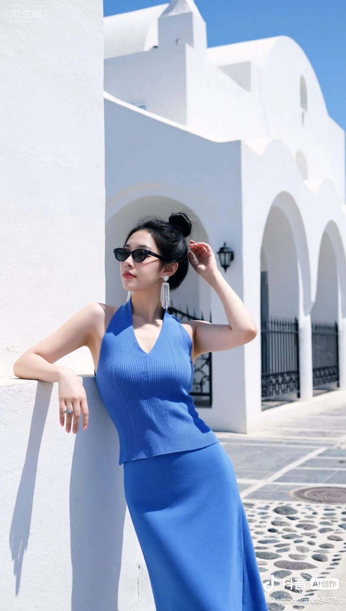 Santorini Đại Lý - góc 3 Du khách chụp ảnh tại Santorini Đại Lý hướng Hồ Nhĩ Hải - ảnh 3